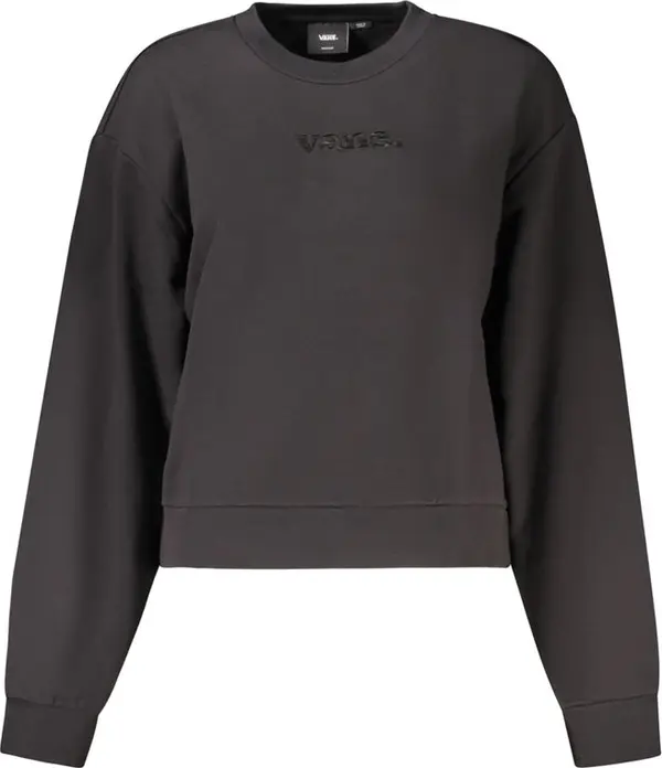 Black Cotton Women's Sweatshirt