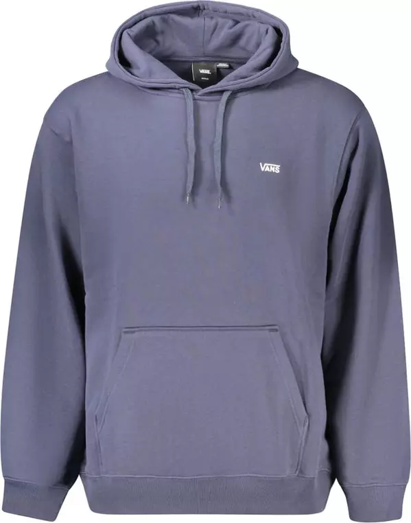 Blue Cotton Men's Hoodie