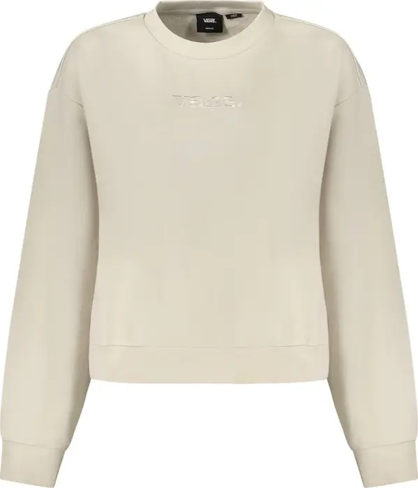 Beige Cotton Women Sweatshirt