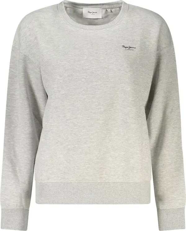 Grigio Cotton Women Sweatshirt