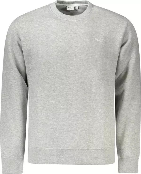 Gray Cotton Men's Sweatshirt