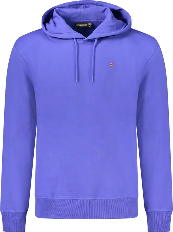 Blue Cotton Mens Sweatshirt