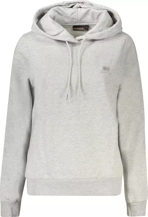 Grigio Cotton Women Sweatshirt