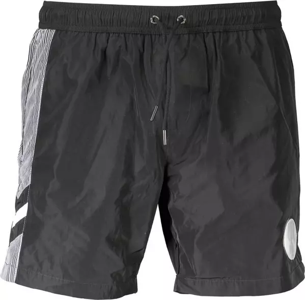 Nero Polyester Men's Swim Trunk