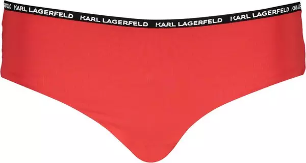 Rosso Poliammide Womens Swim Briefs