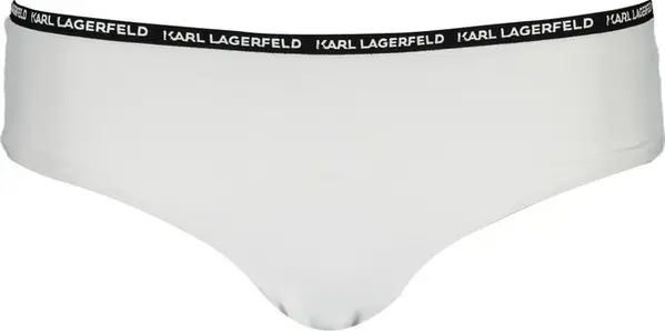 White Polyamide Women's Swim Brief