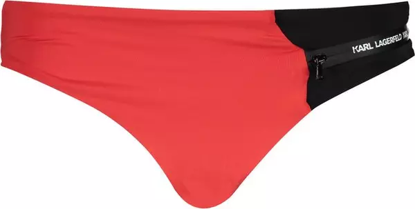 Rosso Poliammide Women Swim Brief