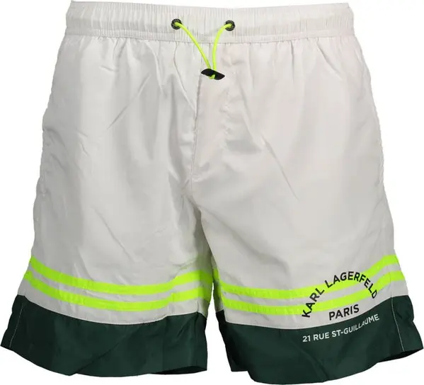 Bianco Polyester Men's Swim Boxer