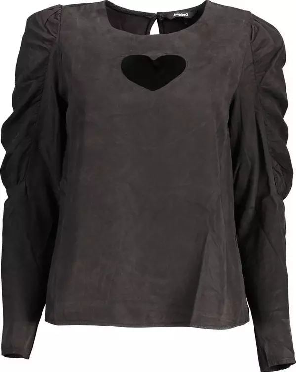 Black Lyocell Women Shirt