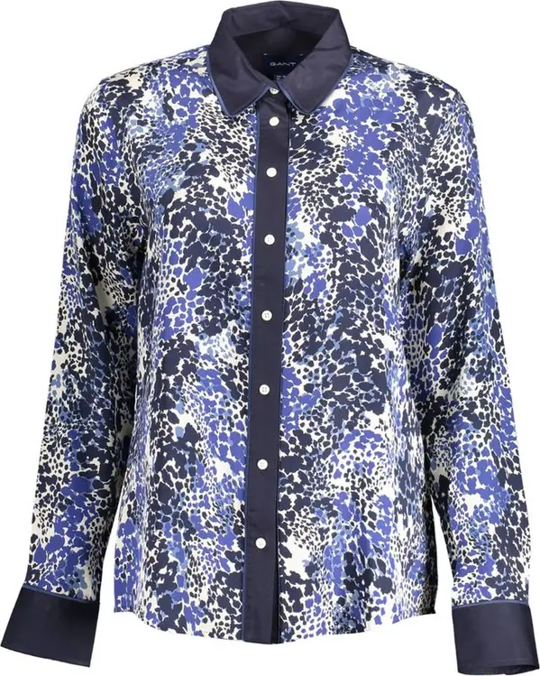 Blu Lyocell Women Shirt