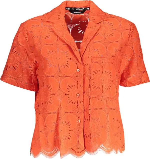 Arancione Poliammide Womens Shirt