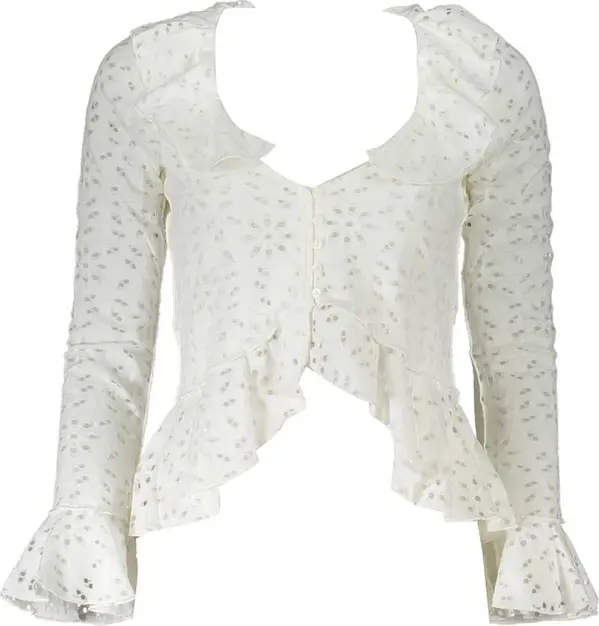 Bianco Cotton Women Blouse