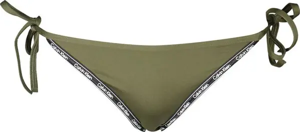 Verde Polyester Woman Swim Brief