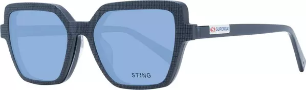 Blue Acetate & Plastic Glasses (Frames)