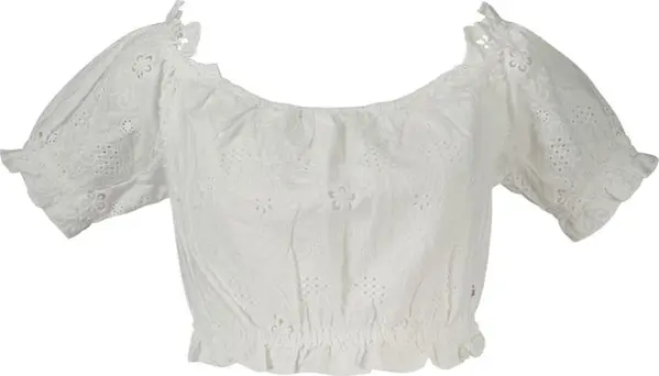 Bianco Cotton Women Shirt