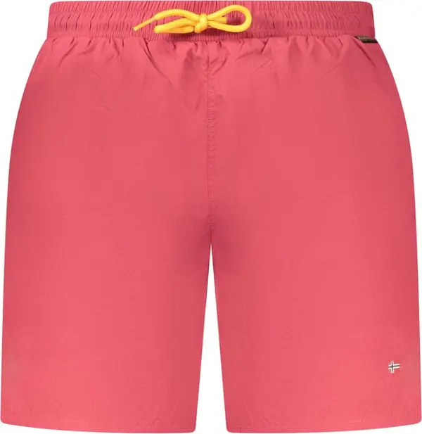 Rosso Poliammide Men's Swim Boxer