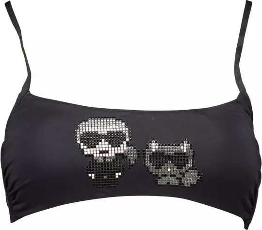 Black Poliammide Women Swimsuit