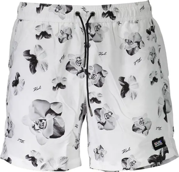Bianco Polyester Men's Swim Boxer