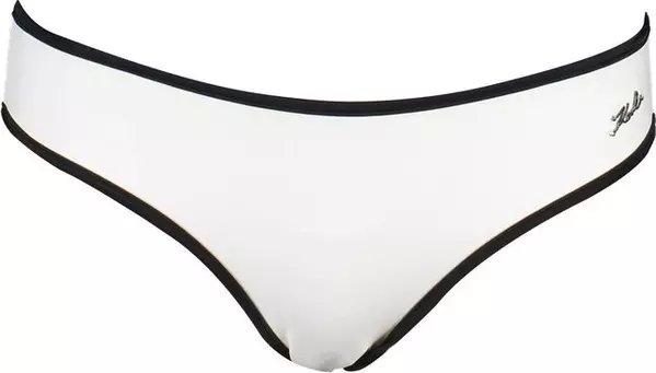 White Polyamide Women Swim Brief