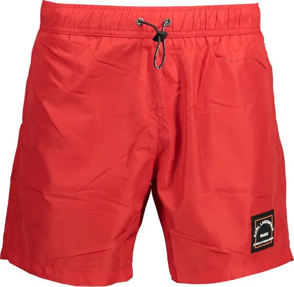 Rosso Polyester Men's Swim Boxer