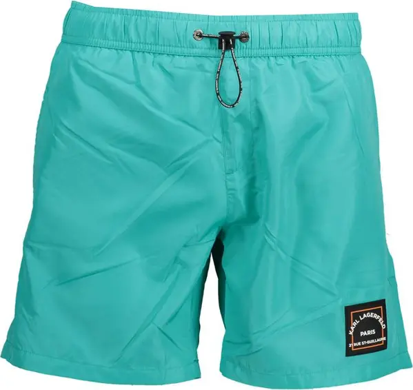 Verde Polyester Men's Swim Boxer