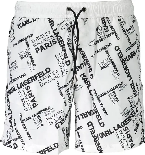 Bianco Polyester Men's Swim Boxer
