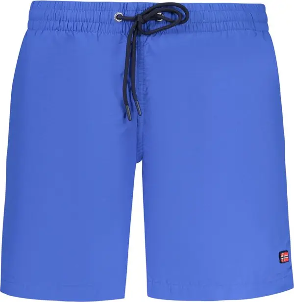 Blu Poliammide Men's Swim Boxer