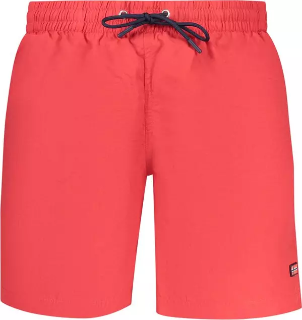 Rosso Poliammide Men Swim Boxer