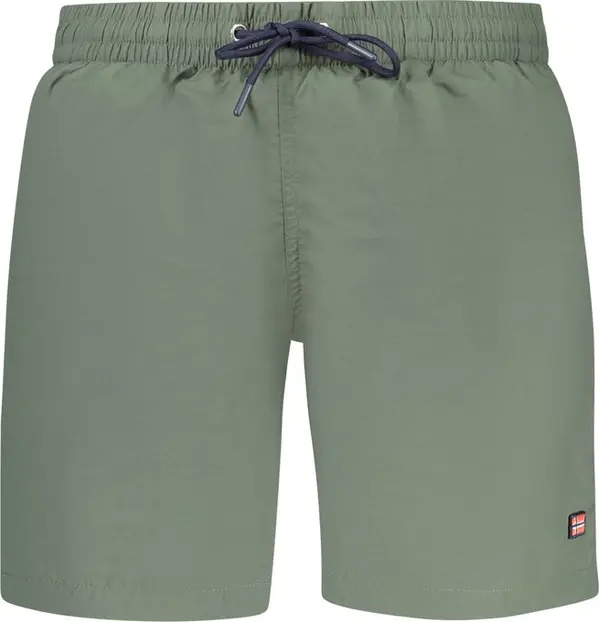 Verde Poliammide Men Swim Boxer