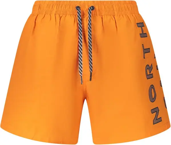 Arancione Nylon Mens Swim Trunk