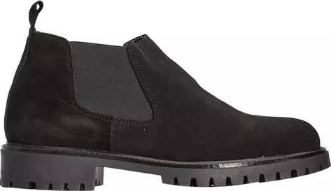 Black Calfskin Men Boot