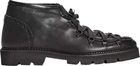 Black Calfskin Men Boot