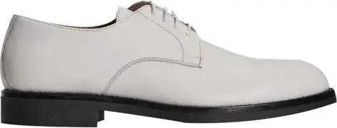 White Leather Men Shoe