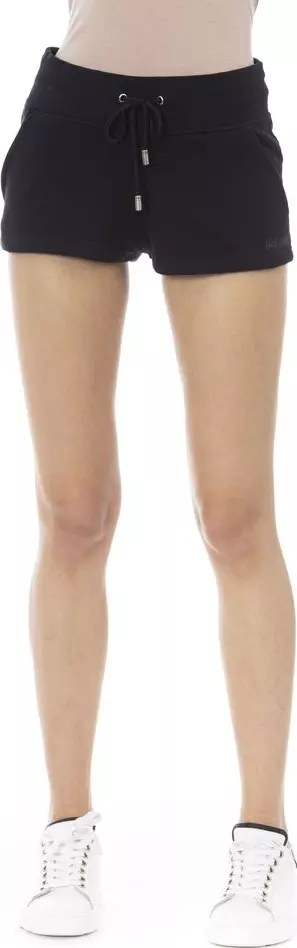 Black Cotton Women Short