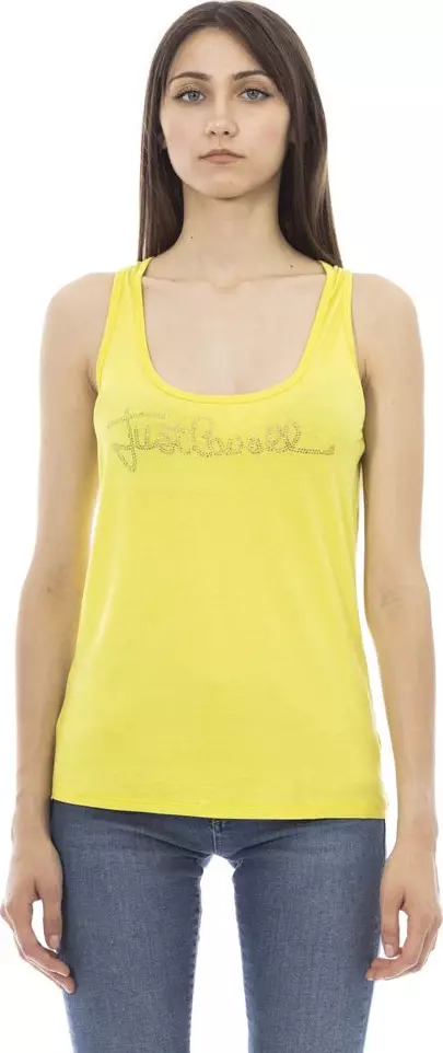 Yellow Viscose Women Top