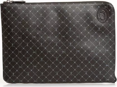 Black Leather Men Clutch