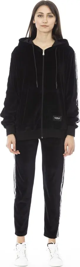 Black Cotton Women Sweater
