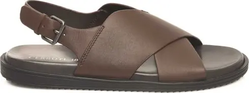 Brown Cowhide Men Sandal