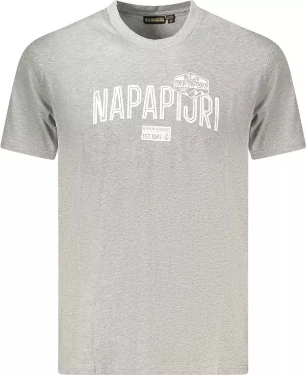 Grigio Cotton Men T-Shirt