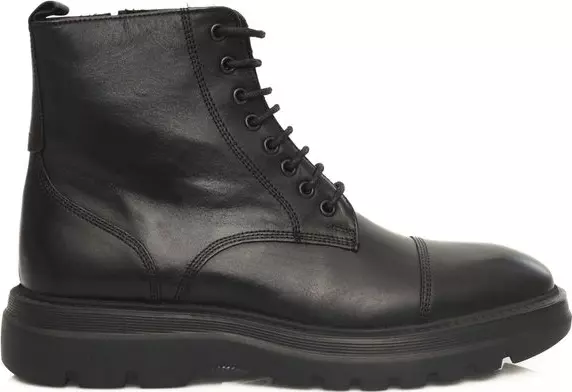 Black Cowhide Boot