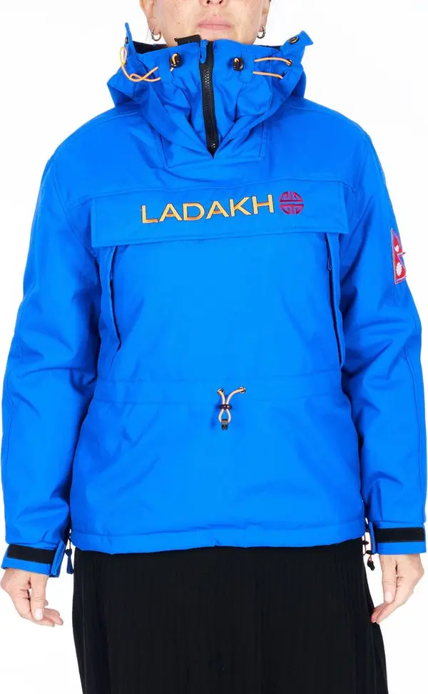 Blue Polyester Women Jacket