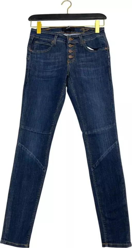 Blue Cotton Women's Jeans