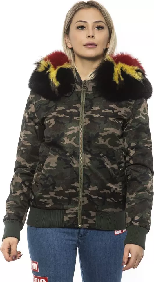 Army Polyamide Women Bomber Jacket