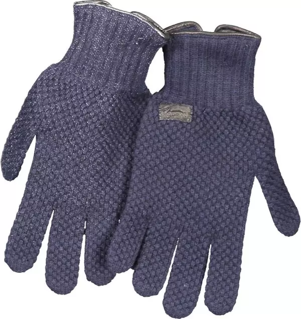 Navy Wool Men's Gloves