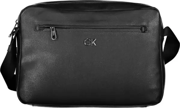 Nero Recycled Polyester Men Briefcase