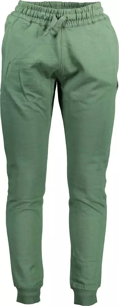 Green Cotton Men's Trousers