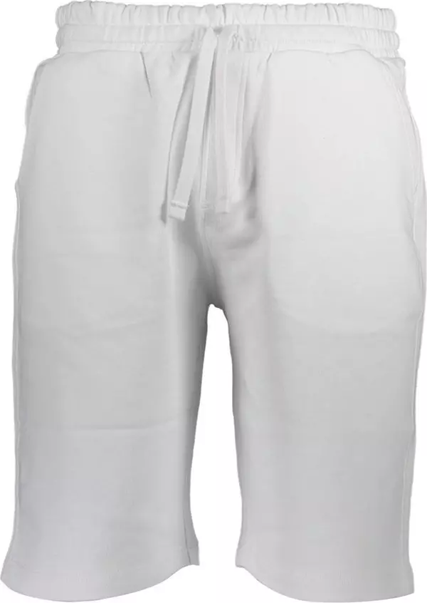White Cotton Men's Sweatpants