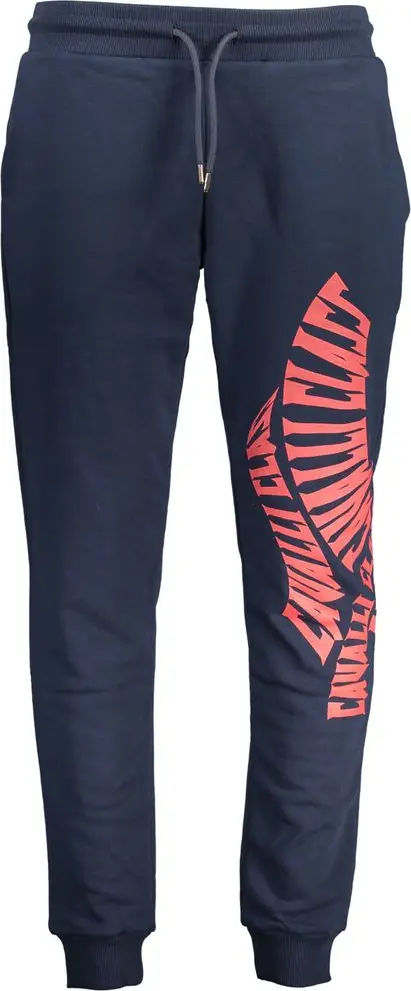 Blue Cotton Men's Sweatpants