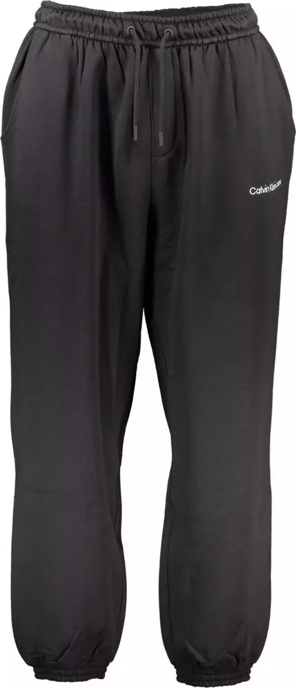 Black Cotton Men's Sweatpant