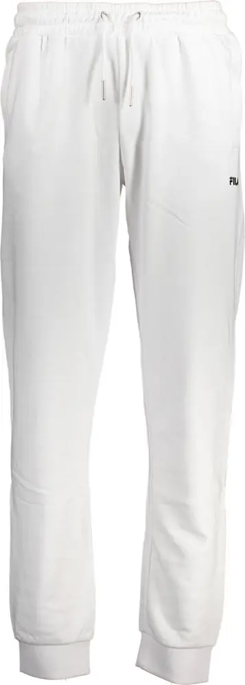 White Cotton Men's Sweatpants